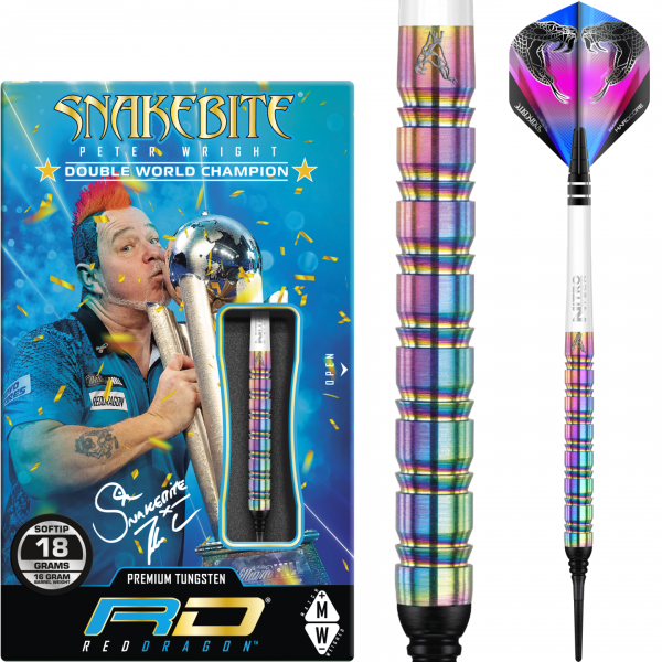 Red Dragon Peter Wright Snakebite 1 Softdarts