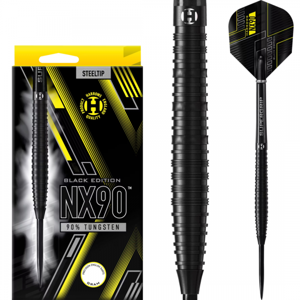 Harrows NX90 Black Steeldarts