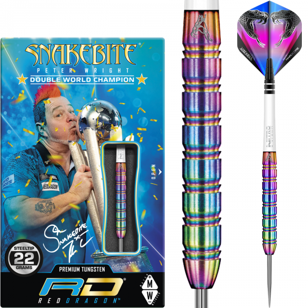 Red Dragon Peter Wright Snakebite 1 Steeldarts